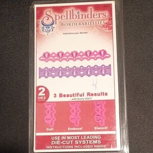 Spellbinders Kaleidoscope Border Die Set - Purple